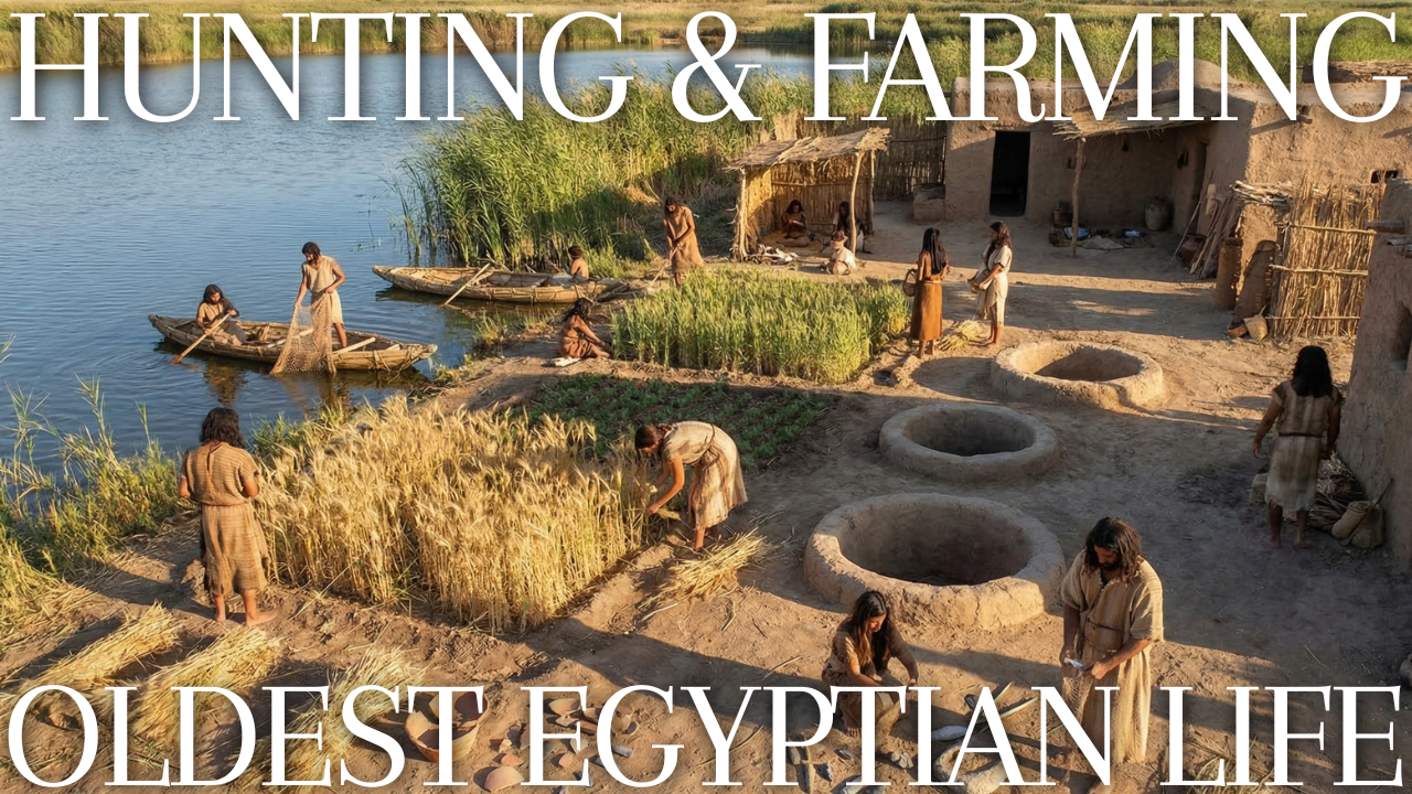 Fayum A culture: hunting, fishing and farming beside an Egyptian desert lake